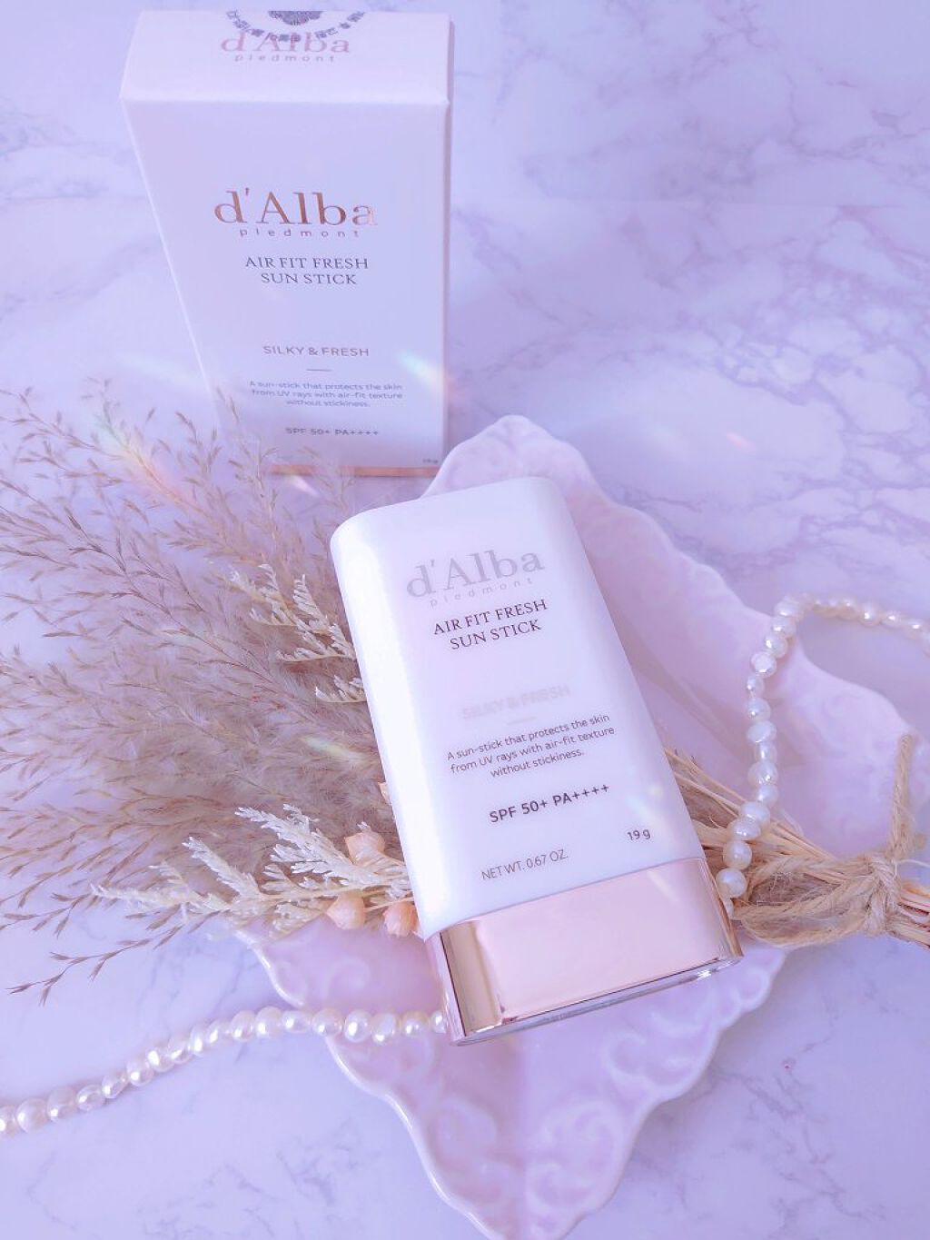 エアーフィットフレッシュサンスティック/ダルバ/日焼け止めスティックを使ったクチコミ（1枚目）