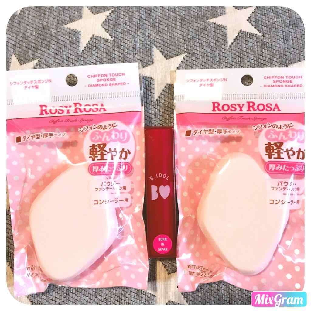 シフォンタッチスポンジN ダイヤ型/ロージーローザ/パフ・スポンジを使ったクチコミ（1枚目）