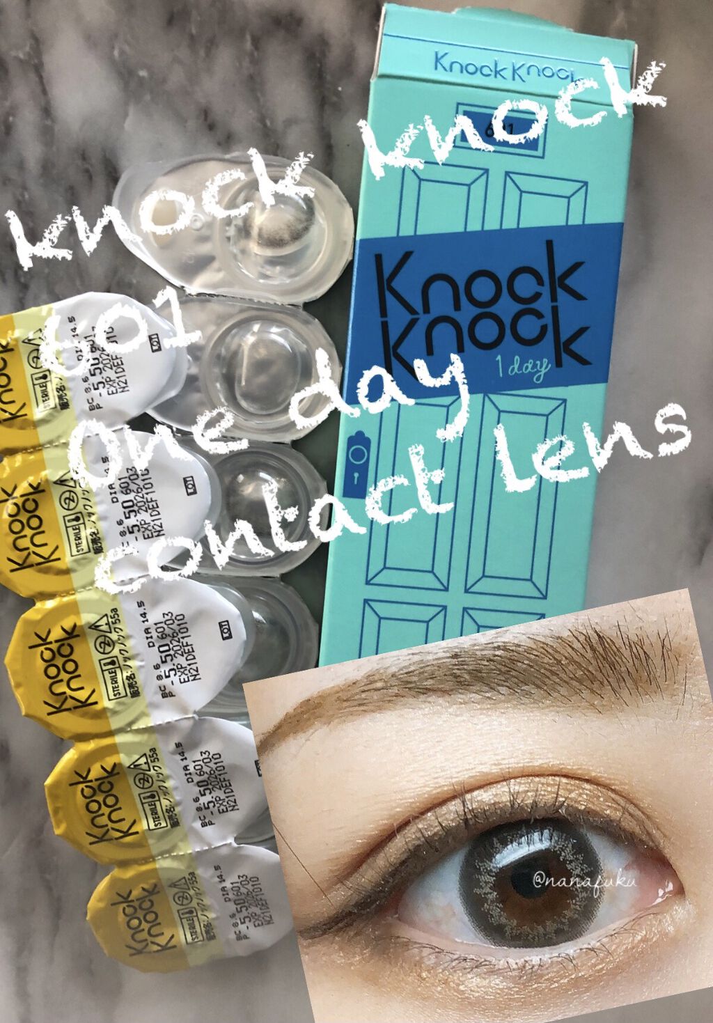 knock knock/SHOBIDO/カラーコンタクトレンズを使ったクチコミ（1枚目）
