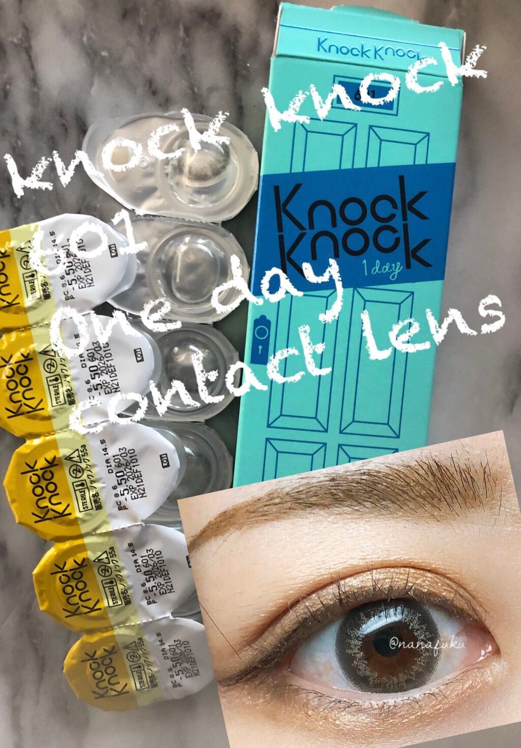 knock knock/SHOBIDO/カラーコンタクトレンズを使ったクチコミ(1枚目)