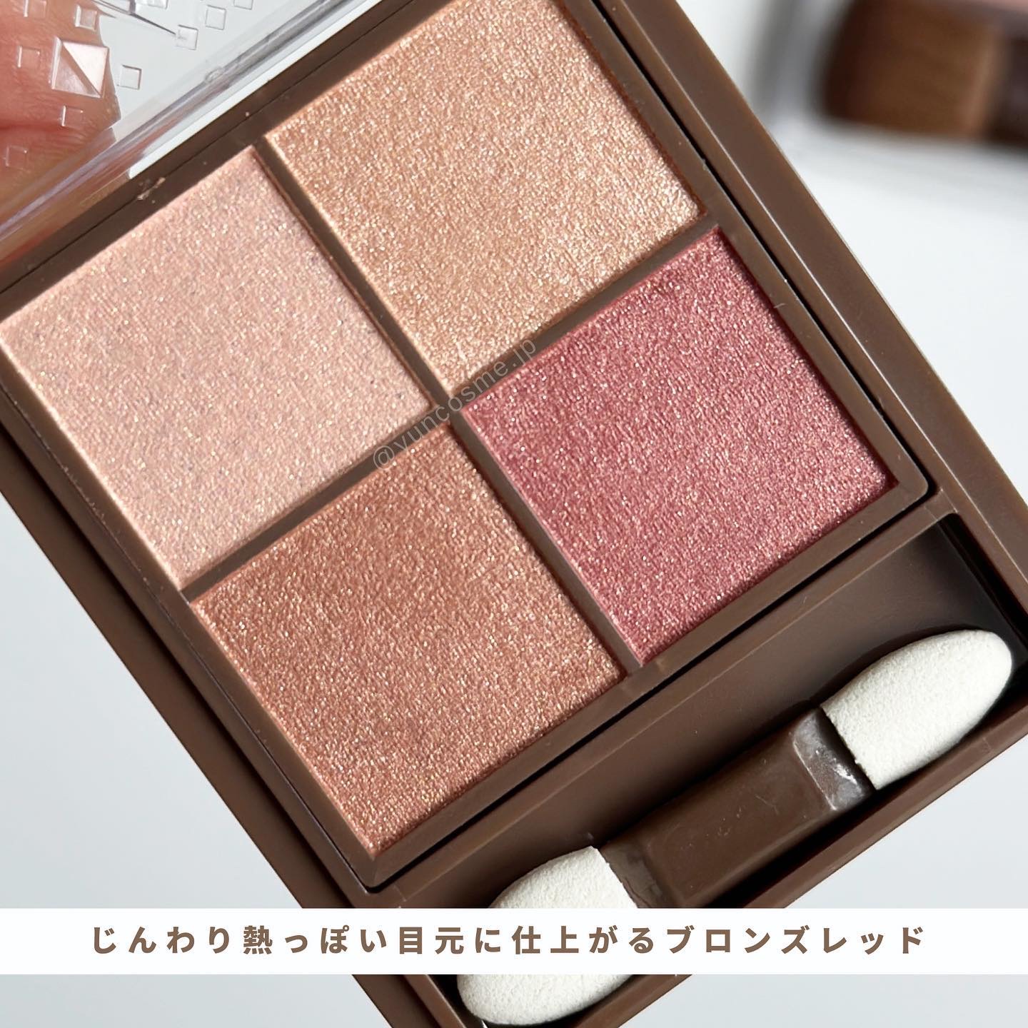 ニュアンスオンアイシャドウ/CEZANNE/アイシャドウパレットを使ったクチコミ（3枚目）