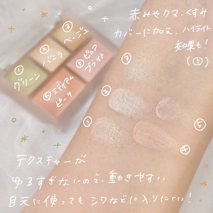 コンシールブレンダーパレット/LUNA/パレットコンシーラーを使ったクチコミ(3枚目)