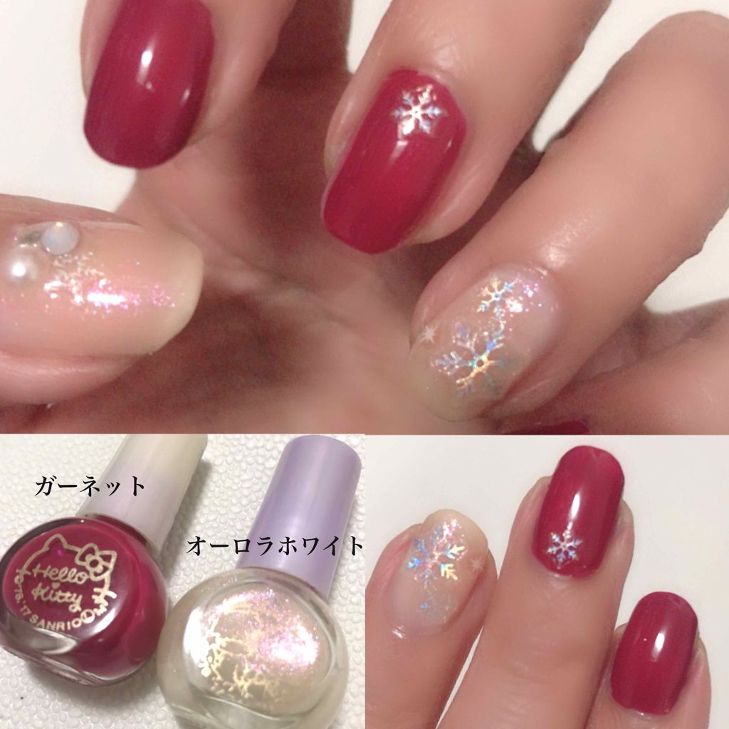 #クリスマスネイル,#冬ネイル,#セルフネイルのネイルデザイン