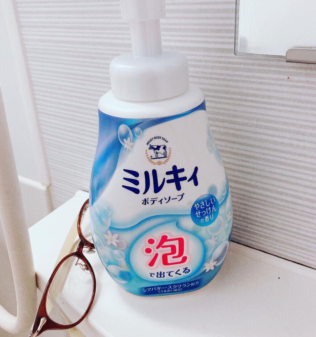 泡で出てくる ミルキィボディソープ やさしいせっけんの香り/ミルキィ/ボディソープを使ったクチコミ(5枚目)