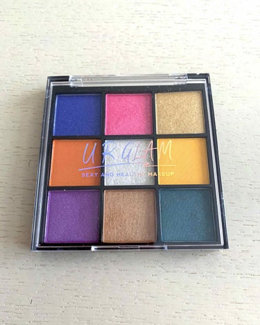 UR GLAM　BLOOMING EYE COLOR PALETTE/U R GLAM/パウダーアイシャドウを使ったクチコミ（1枚目）