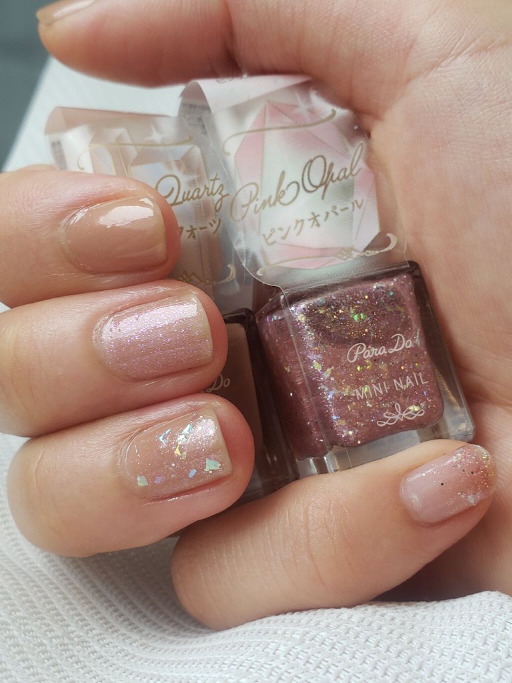 土木系おねいさん on LIPS 「新しく買ったネイルの試し塗り~♪ネイルホリックPU121(4月..」(7枚目)