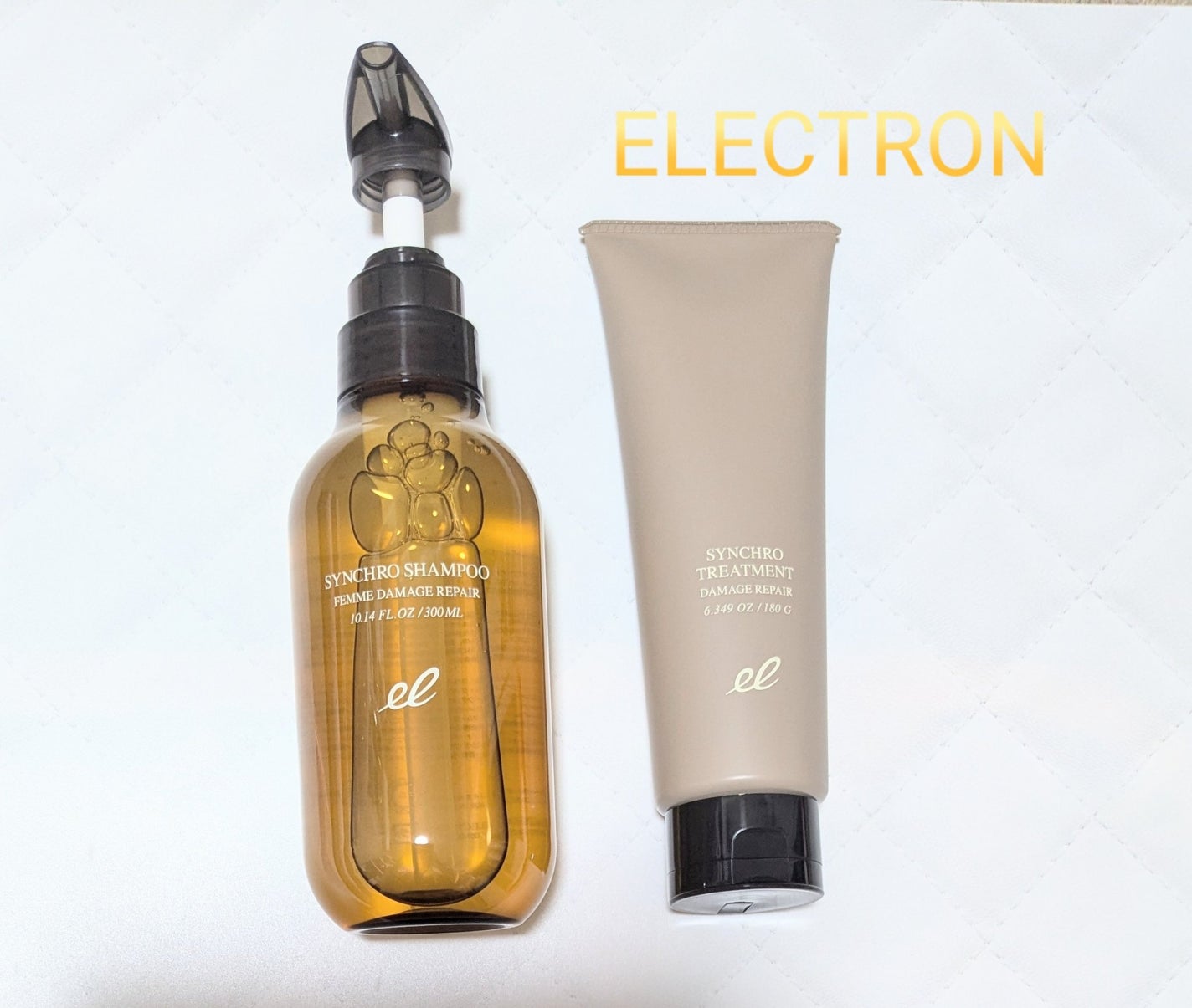 シンクロシャンプー ファム DAMAGE REPAIR/シンクロトリートメント DAMAGE REPAIR/ELECTRON/市販シャンプーを使ったクチコミ(1枚目)