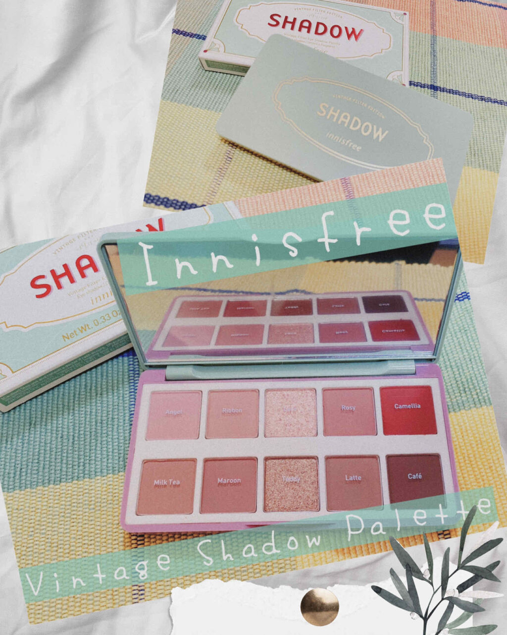 ヴィンテージ フィルター アイシャドウ パレット Vintage Filter Edition/innisfree/アイシャドウパレットを使ったクチコミ（1枚目）