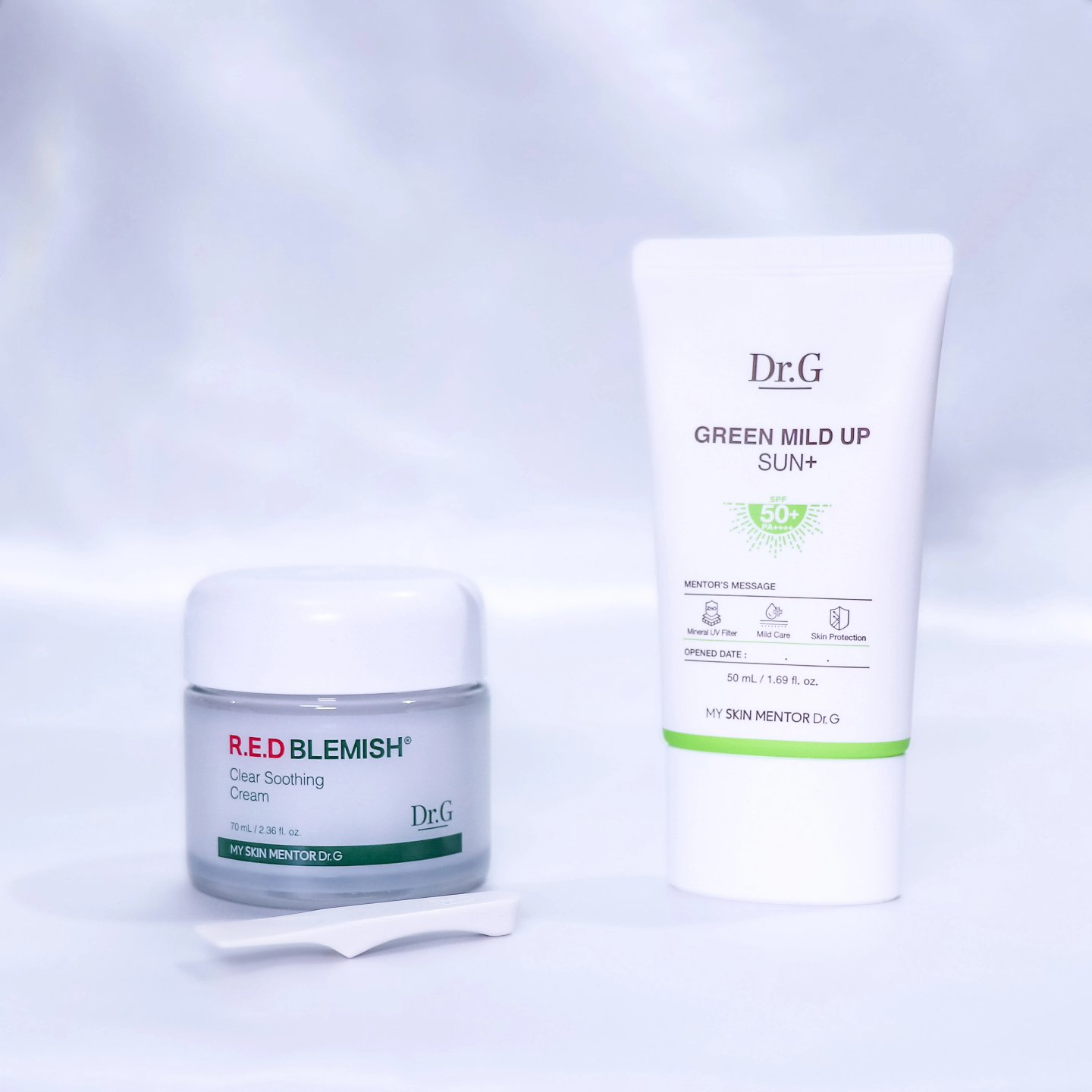 グリーンマイルドアップサンプラス/Dr.G/日焼け止めクリームを使ったクチコミ（1枚目）