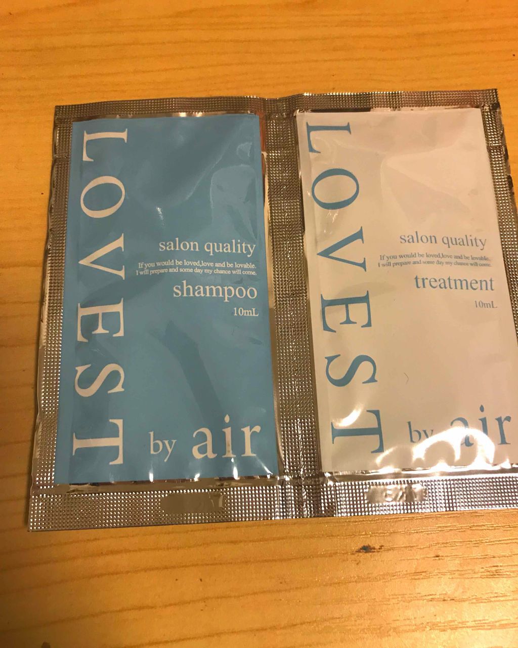 LOVEST by airサロンクオリティーヘアケア ルミエールブルー シャンプー／トリートメント/サロンシャンプー/市販シャンプーを使ったクチコミ（1枚目）