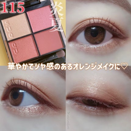 シグニチャー カラー アイズ/SUQQU/アイシャドウパレットを使ったクチコミ(5枚目)