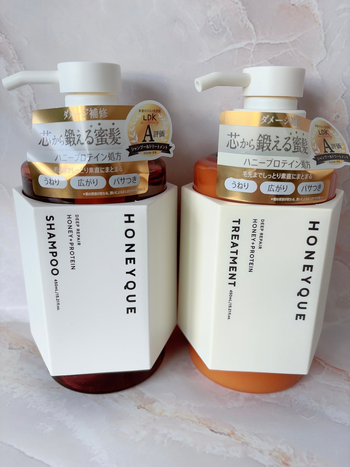 ディープリペア シャンプー モイスト/ヘアトリートメント モイスト/ハニーク/市販シャンプーを使ったクチコミ(2枚目)