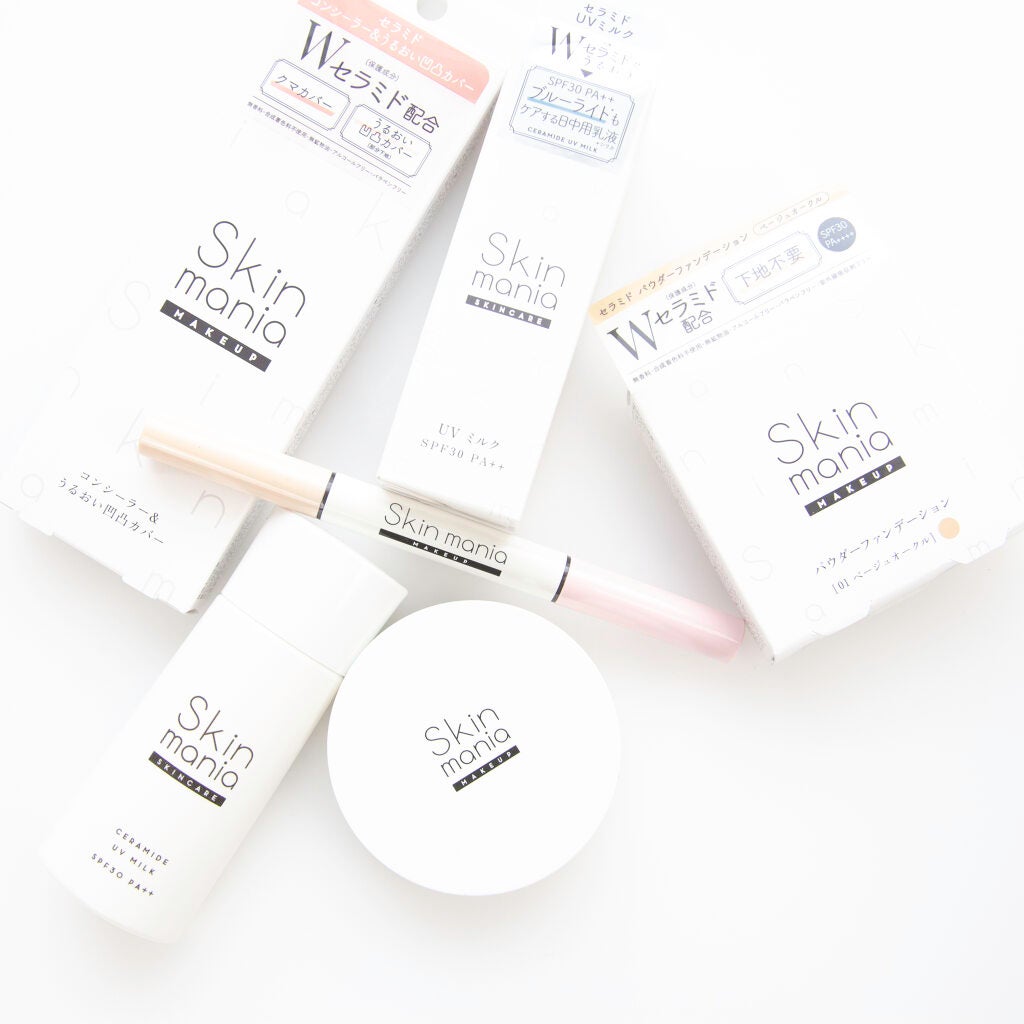 セラミド パウダーファンデーション/Skin mania/パウダーファンデーションを使ったクチコミ(2枚目)