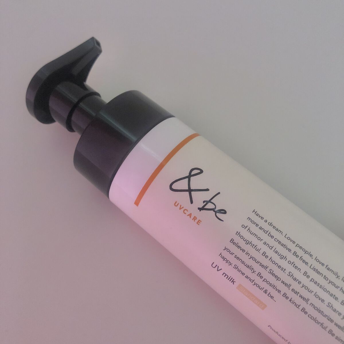 &be UVミルク/＆be/日焼け止めミルクを使ったクチコミ（1枚目）