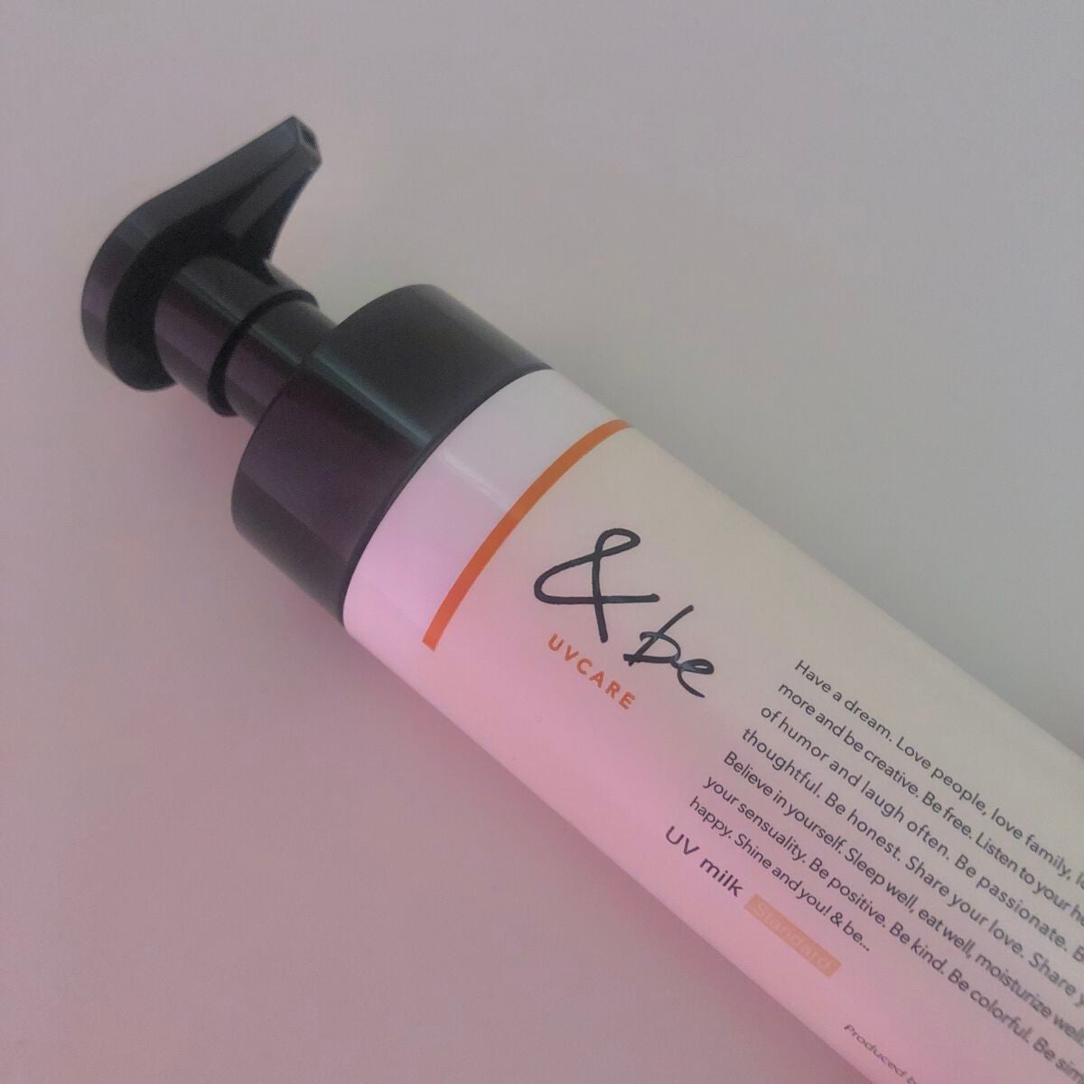 &be UVミルク/&be/日焼け止めミルクを使ったクチコミ(1枚目)
