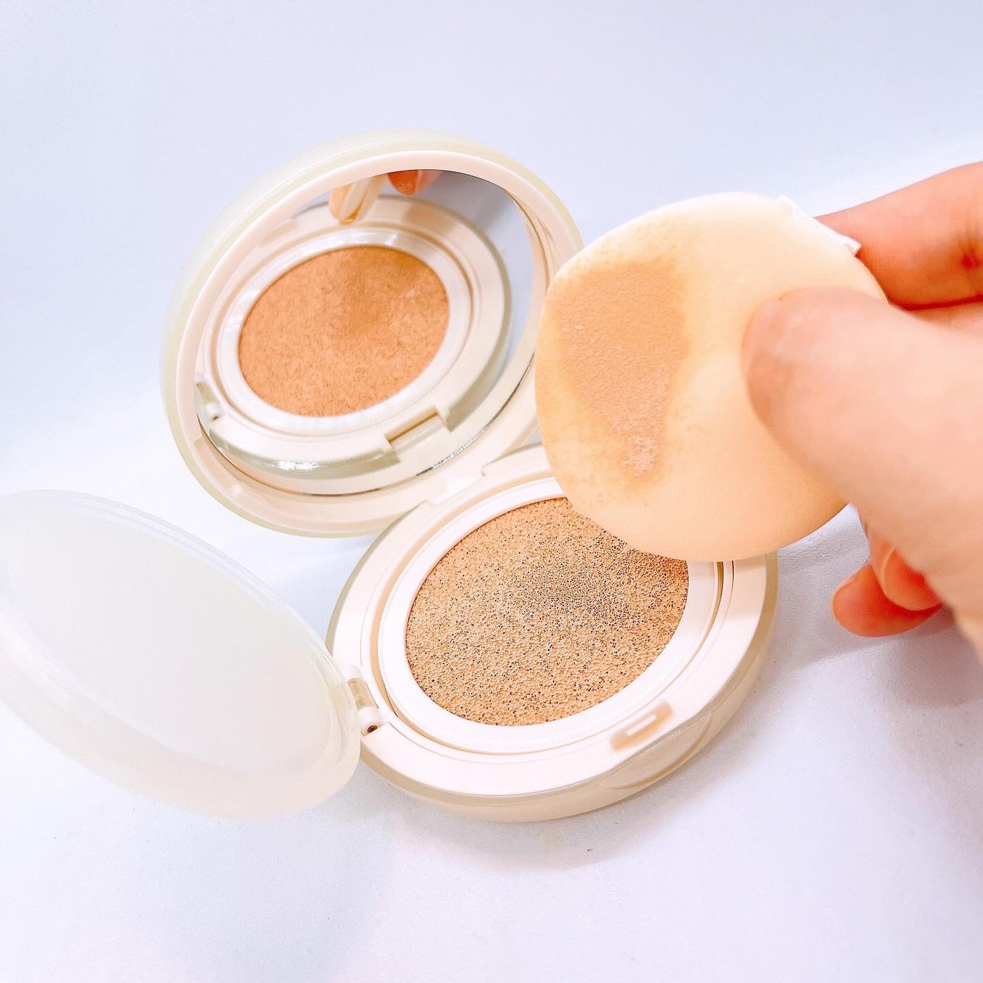 フィー クッションエッグフィットカバー/fwee/クッションファンデーションを使ったクチコミ(4枚目)