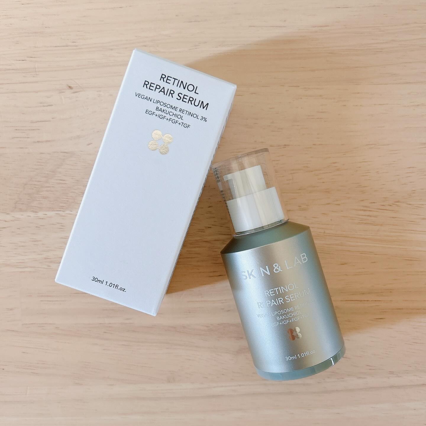 ヴィーガンリポソームレチノールセラム/SKIN&LAB/美容液を使ったクチコミ（1枚目）