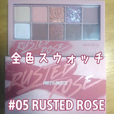 プロ アイ パレット 05 RUSTED ROSE/CLIO/パウダーアイシャドウを使ったクチコミ（1枚目）