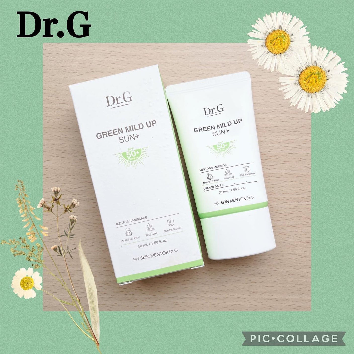 グリーンマイルドアップサンプラス/Dr.G/日焼け止めクリームを使ったクチコミ(1枚目)