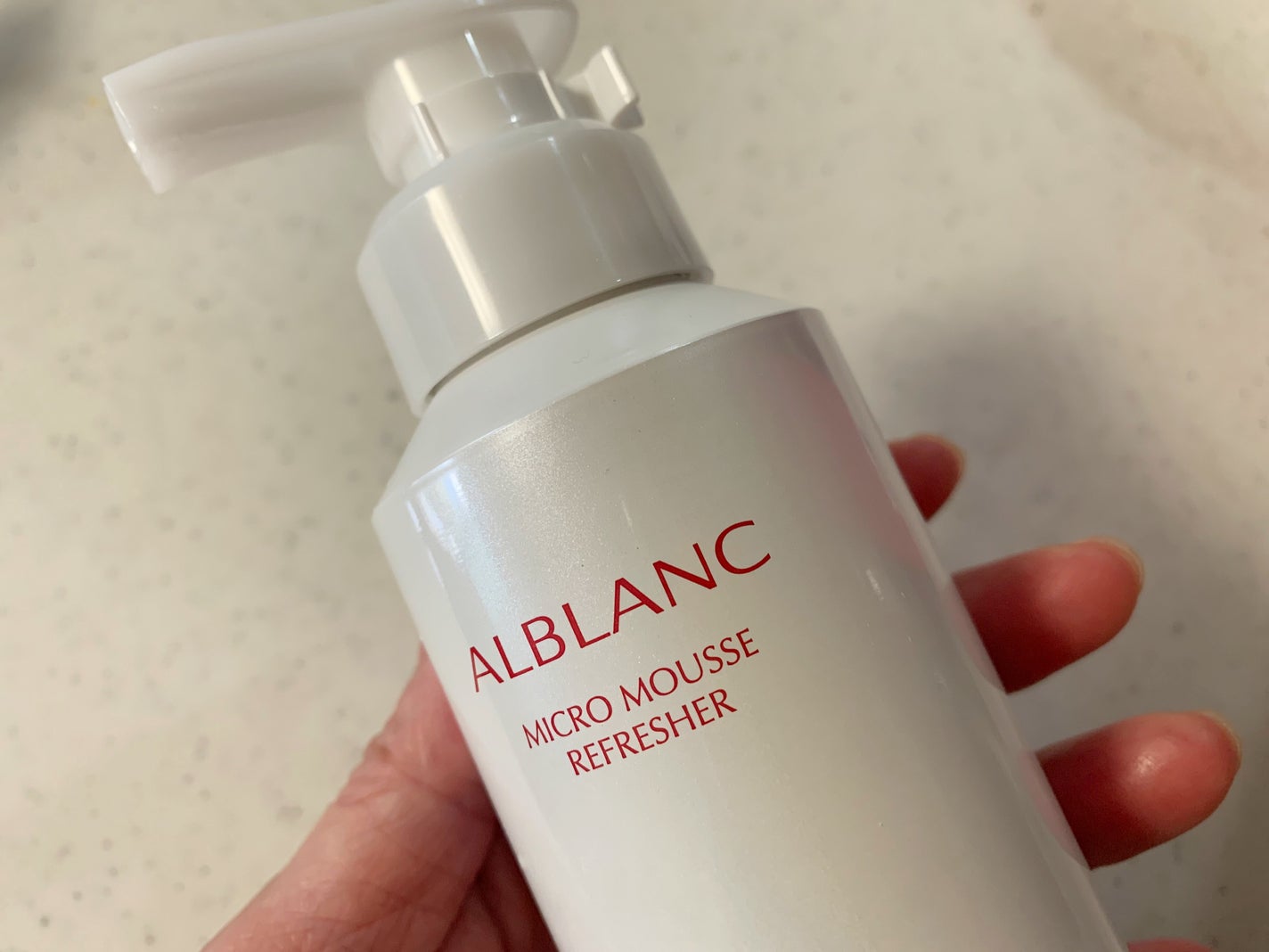 マイクロムース リフレッシャー/ALBLANC/泡洗顔を使ったクチコミ(2枚目)