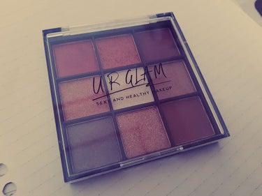 UR GLAM　BLOOMING EYE COLOR PALETTE/U R GLAM/パウダーアイシャドウを使ったクチコミ（1枚目）