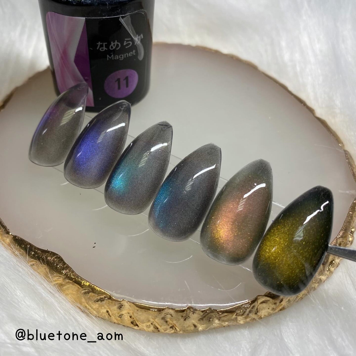 なめらかMAGNET/ネイル工房/ジェルネイルを使ったクチコミ(8枚目)