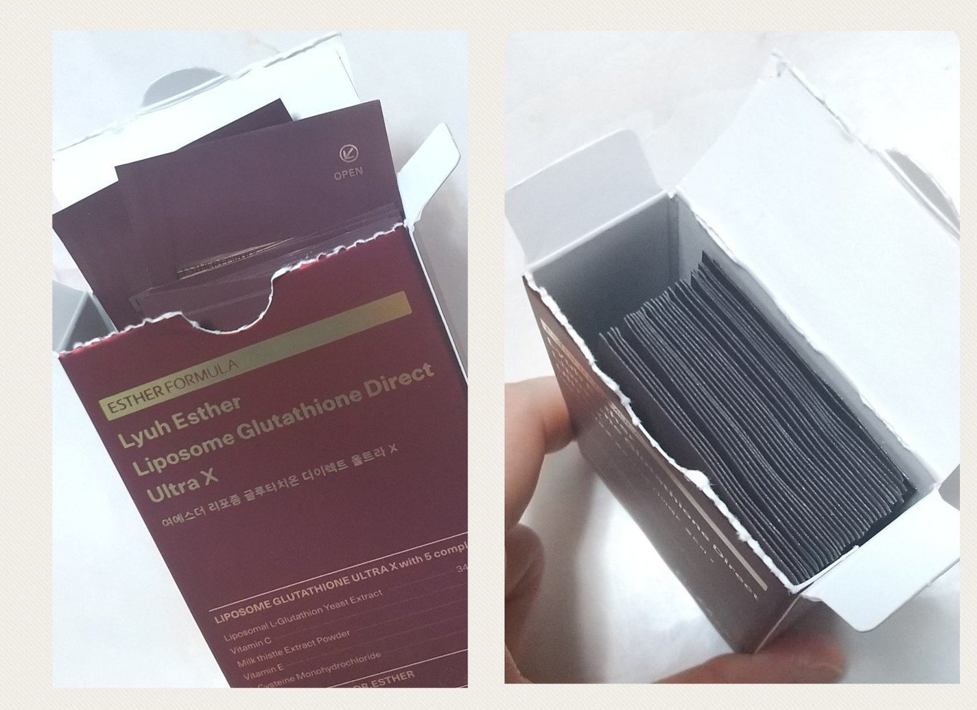 ヨエスターGLTダイレクトウルトラX/ESTHER FORMULA/美容サプリメントを使ったクチコミ(2枚目)