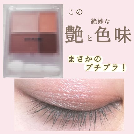グラデーション アイシャドウ/ちふれ/アイシャドウパレットを使ったクチコミ(1枚目)