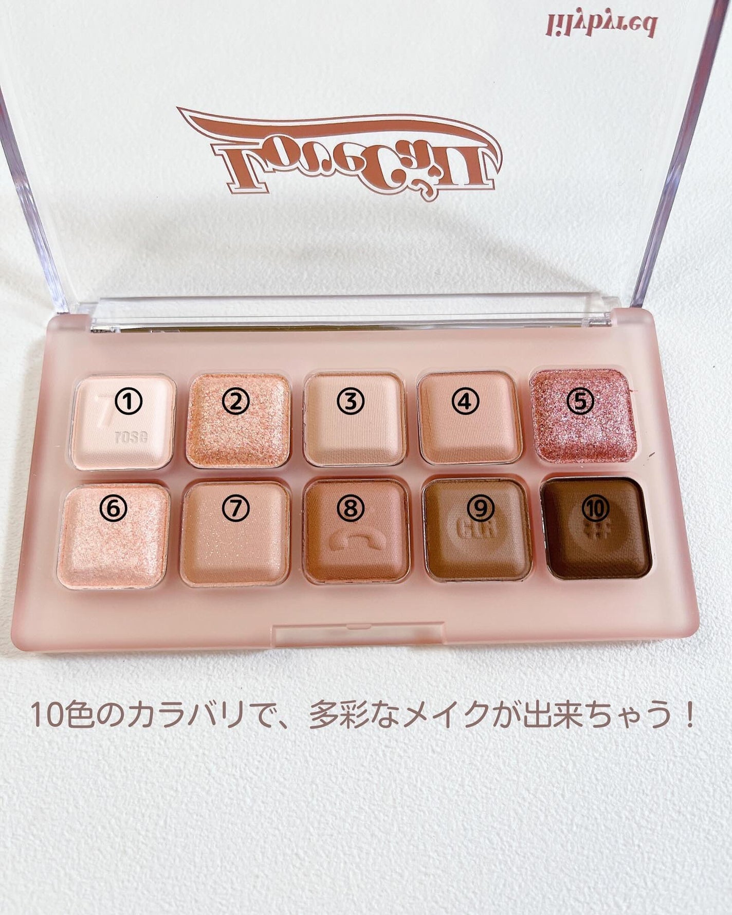 ムードキーボード/lilybyred/アイシャドウパレットを使ったクチコミ(5枚目)