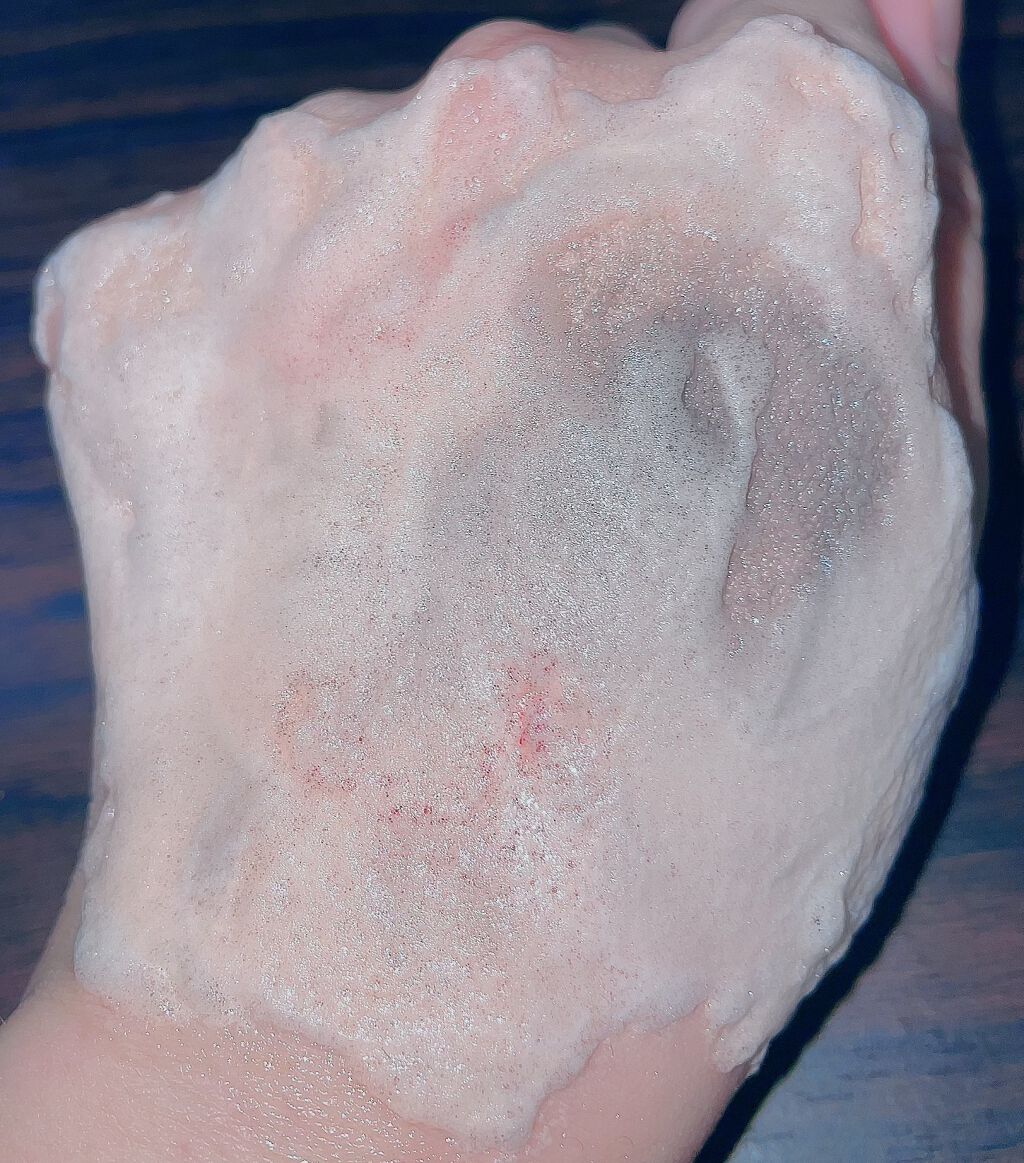 KC むきタマつるん 発泡美容液クレンジング/ハーブ健康本舗/クレンジングジェルを使ったクチコミ(5枚目)