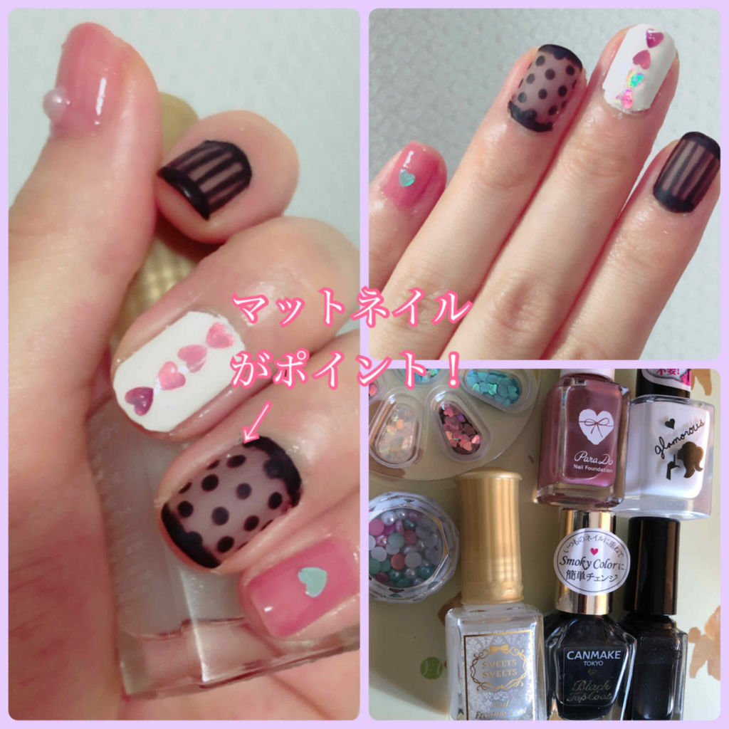 ネイルフロスティングコート/スウィーツ スウィーツ/ネイルトップコートを使ったクチコミ（1枚目）