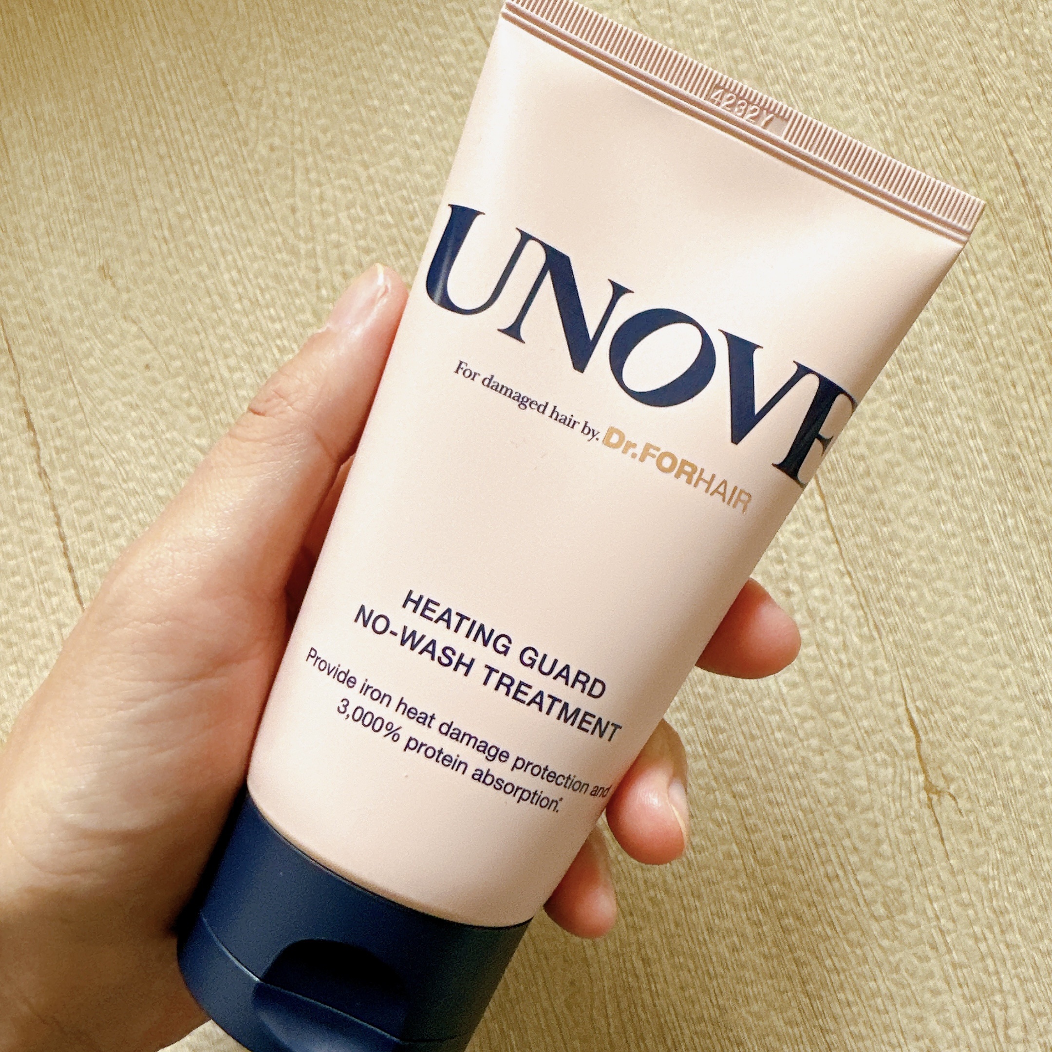 アノブ ヒーティングガードノーウォッシュトリートメント/UNOVE/ヘアトリートメントを使ったクチコミ（2枚目）