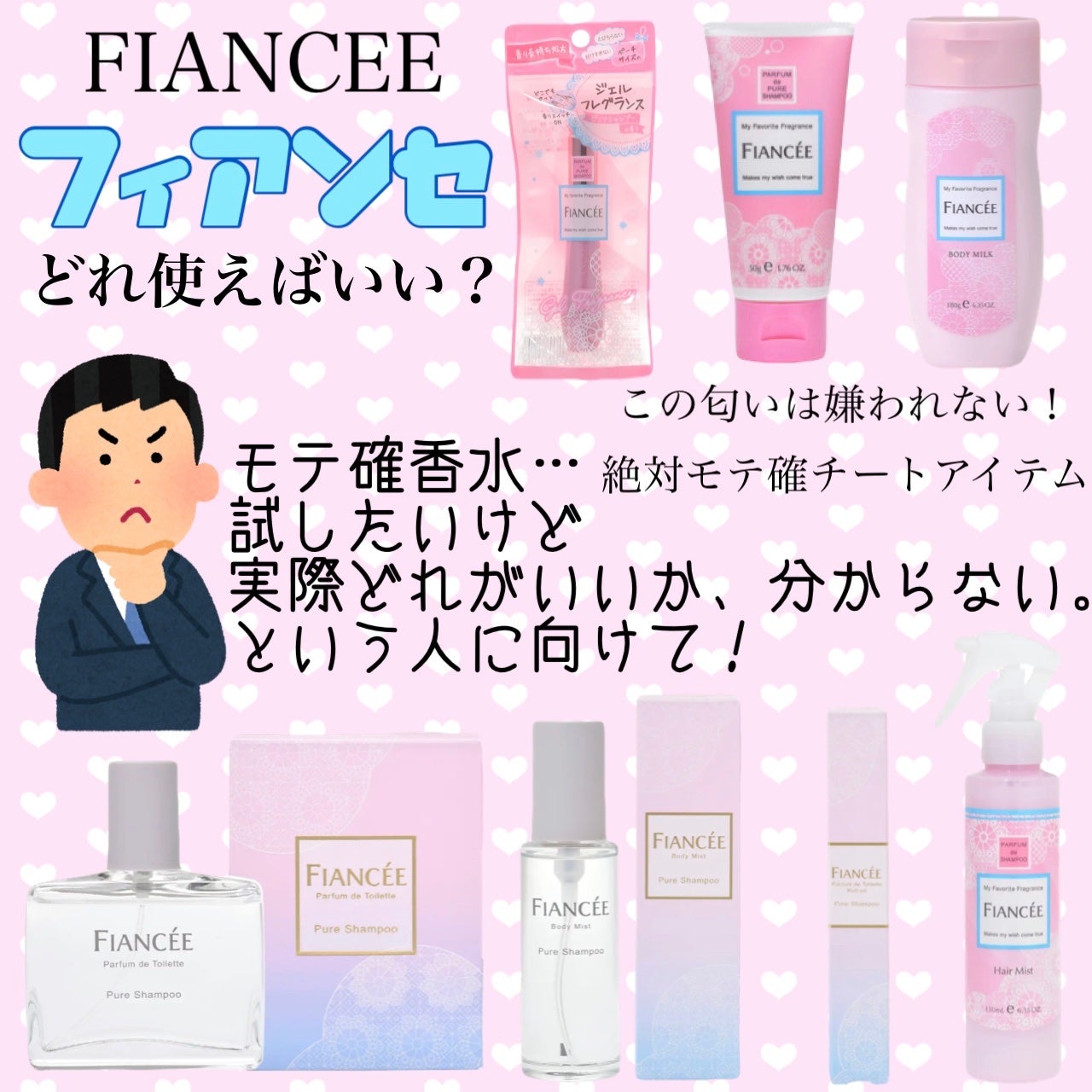 ボディミスト ピュアシャンプーの香り【パッケージリニューアル】/フィアンセ/香水(レディース)を使ったクチコミ(1枚目)