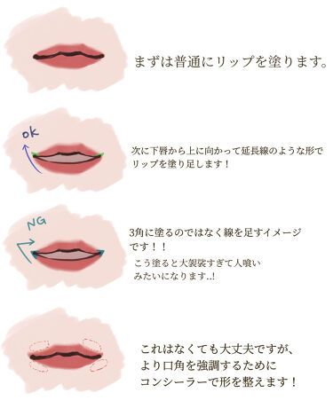 ゼロマットリップスティック Rom Ndの口コミ 口角を上げる M字リップの作り方 By Liii 代前半 Lips