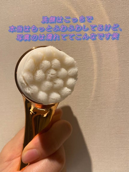 濃密泡で徹底!毛穴ケア 天使の極泡洗顔ブラシ/ドン・キホーテ/その他スキンケアグッズを使ったクチコミ(3枚目)
