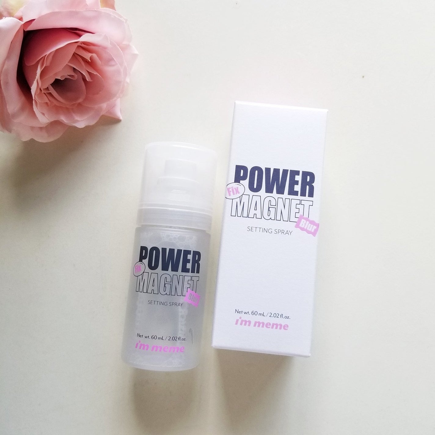 パワーマグネットセッティングスプレー/i’m meme/フィックスミストを使ったクチコミ(1枚目)