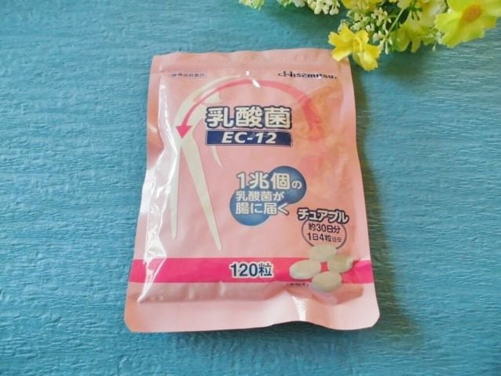 乳酸菌(EC-12)チュアブル/乳酸菌(EC-12)/健康サプリメントを使ったクチコミ(1枚目)
