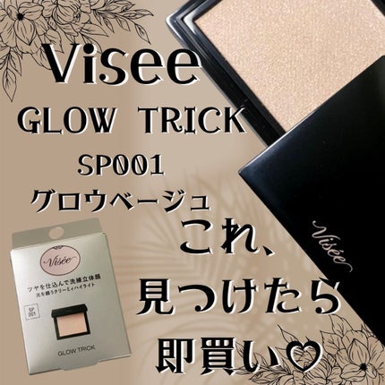 グロウ トリック/Visée/クリームハイライトを使ったクチコミ(1枚目)