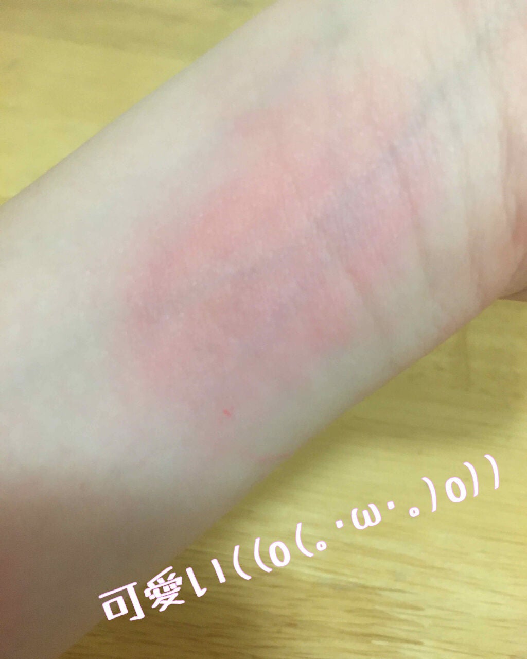 スフレチーク Souffle/DAISO/ジェル・クリームチークを使ったクチコミ(2枚目)