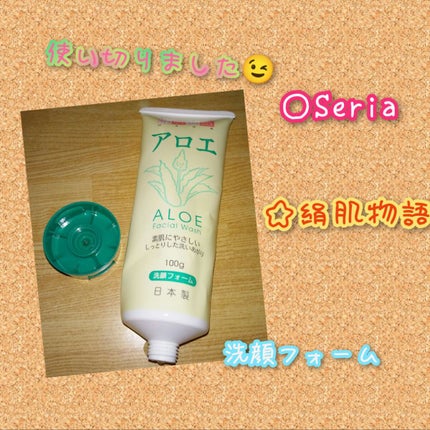 アロエ洗顔フォーム/絹肌物語/洗顔フォームを使ったクチコミ(1枚目)