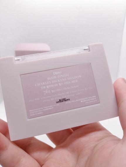 ピンククリスマスキャロルエディション/シャドウパレット+チークセット/Dinto/メイクアップキットを使ったクチコミ(4枚目)