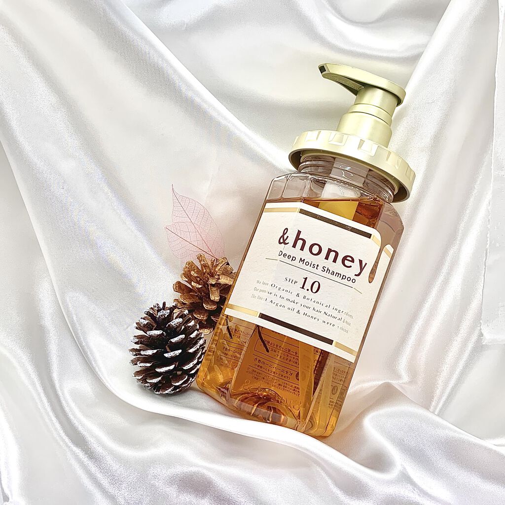 ディープモイスト シャンプー1.0／ヘアトリートメント2.0/&honey/市販シャンプーを使ったクチコミ（1枚目）