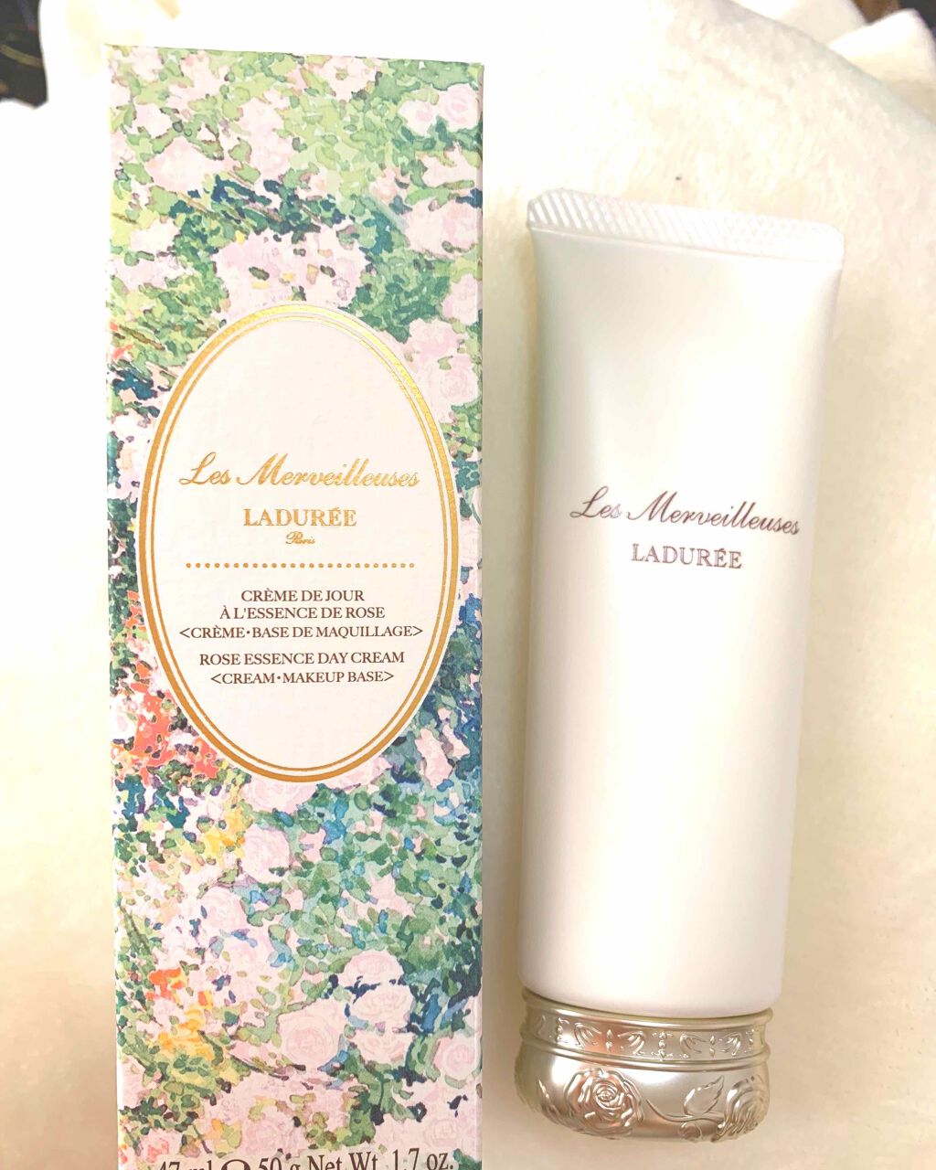 ローズ エッセンス デイクリーム/レ・メルヴェイユーズ ラデュレ/フェイスクリームを使ったクチコミ(1枚目)