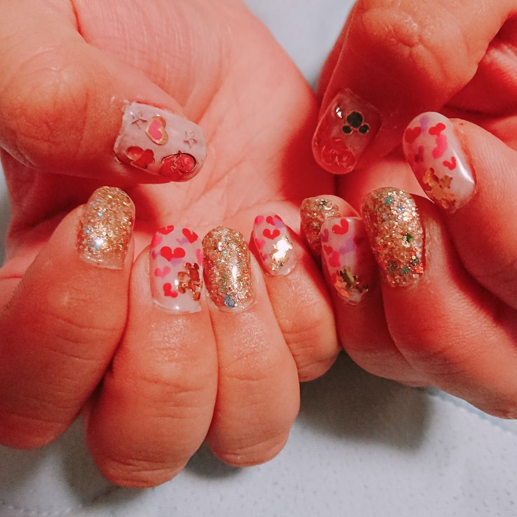 AT濃密グラマラス/セリア/マニキュアを使ったクチコミ(2枚目)