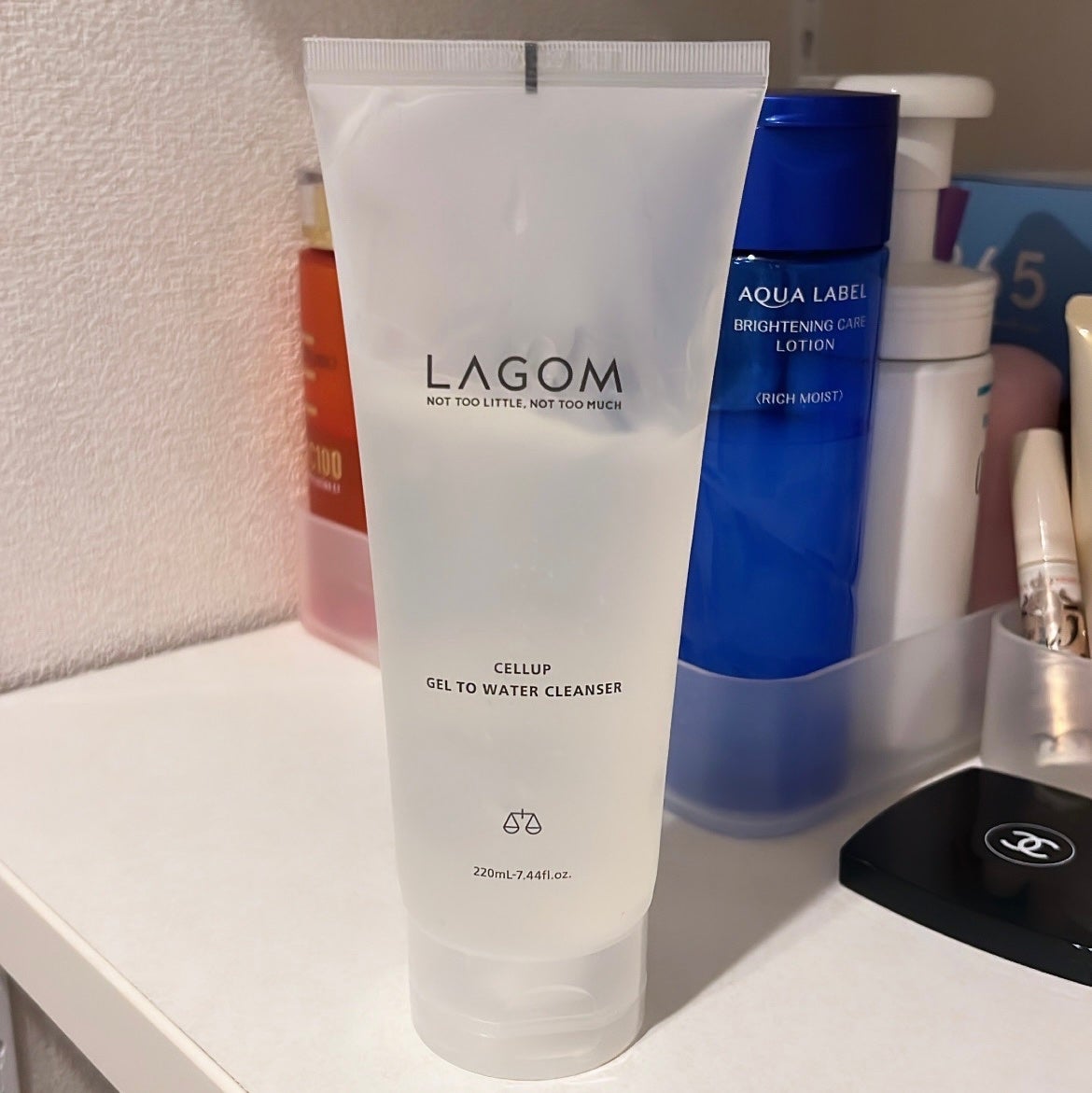 ラゴム ジェルトゥウォーター クレンザー(朝用洗顔)/LAGOM /その他洗顔料を使ったクチコミ(1枚目)