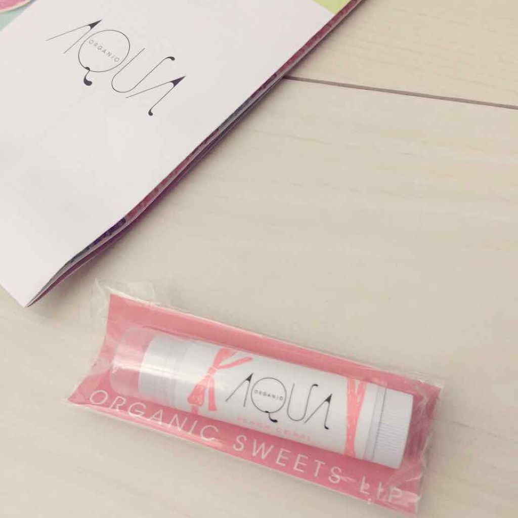 オーガニックスイーツリップ/アクア・アクア/リップケアを使ったクチコミ(1枚目)