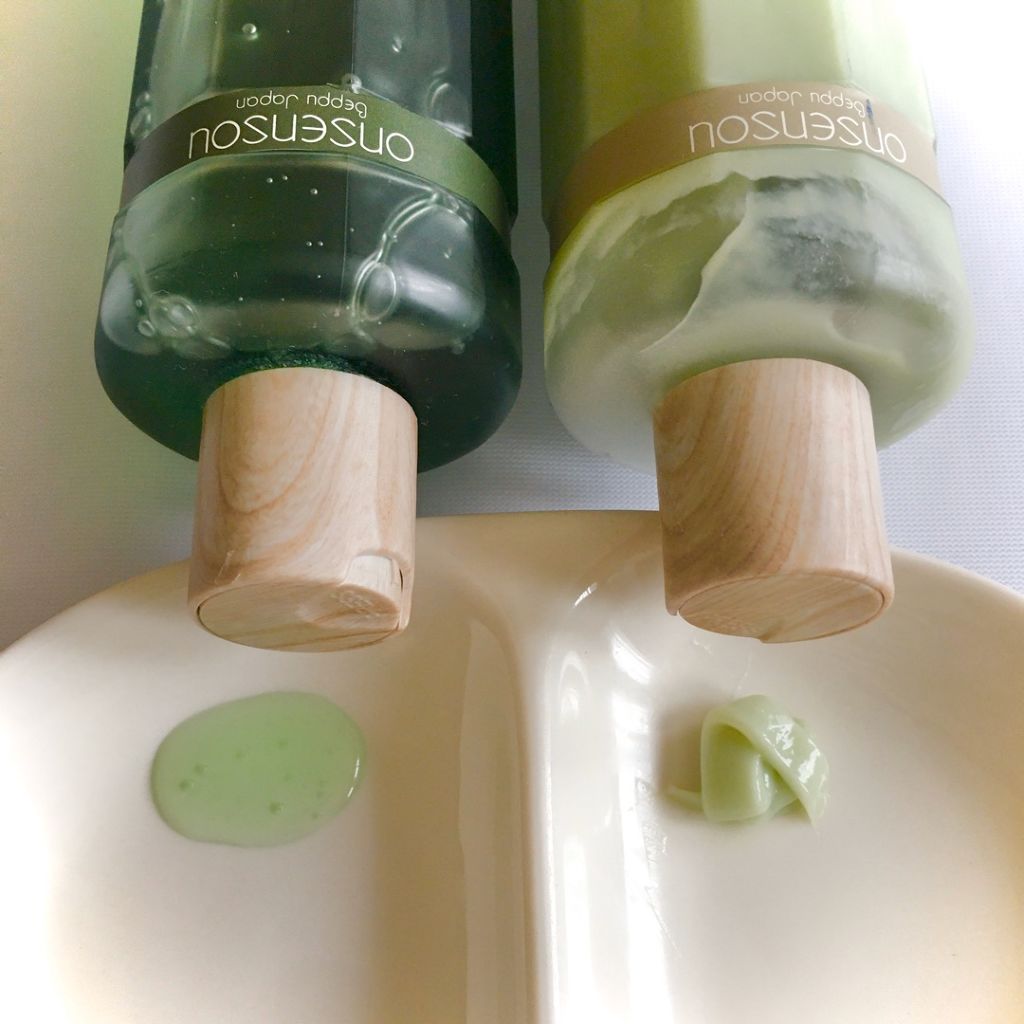 温泉藻配合頭皮ケアシャンプー／トリートメント/ONSENSOU/市販シャンプーを使ったクチコミ（3枚目）