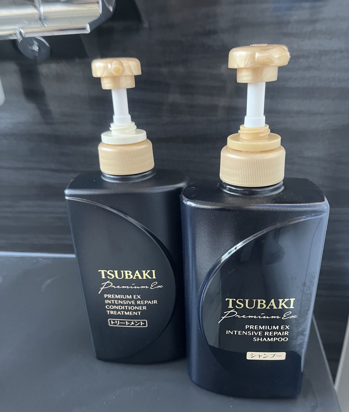 プレミアムＥＸ インテンシブリペア ＜シャンプー＞／コンディショナー＜ヘアトリートメント＞ /TSUBAKI/市販シャンプーを使ったクチコミ（1枚目）