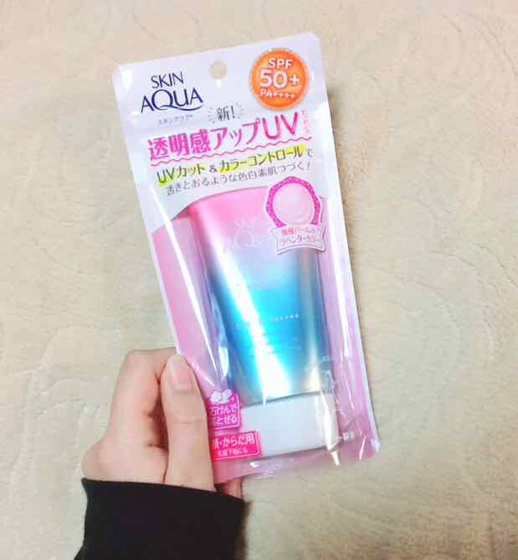 スキンアクア トーンアップUVエッセンス/スキンアクア/日焼け止めクリームを使ったクチコミ（2枚目）
