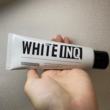 ホワイトニング歯磨きジェル/WHITE-INQ/歯磨き粉を使ったクチコミ（1枚目）
